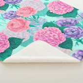 Waterverf voortuin 2 sherpa deken (3/4)