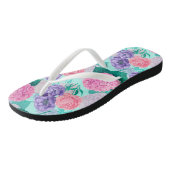 Waterverf voortuin 2 teenslippers (Schuin)