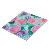 Waterverf voortuin 2 tegeltje (Zijkant)