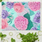 Waterverf voortuin 2 theedoek (Gevouwen)