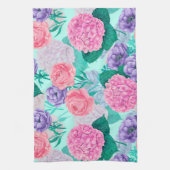 Waterverf voortuin 2 theedoek (Verticaal)