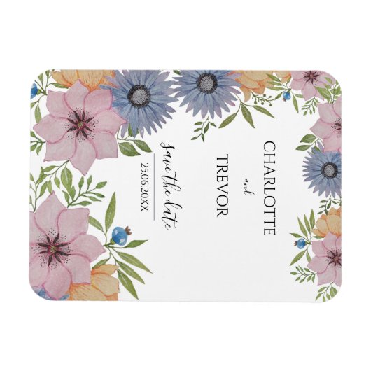 Waterverf voortuin magneet (Horizontaal)