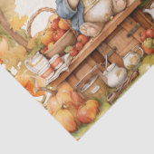 Waterverf Vos Pompoenen & Herfst Foliage Decoupage Tissuepapier (Detail)