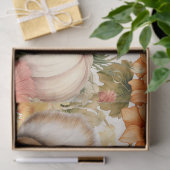 Waterverf Vos Pompoenen & Herfst Foliage Decoupage Tissuepapier (Geschenk)