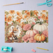Waterverf Vos Pompoenen & Herfst Foliage Decoupage Tissuepapier (Craft)