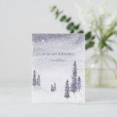 Waterverf vreedzame winnaar kerstmis/ feestdagenkaart (Staand voorkant)