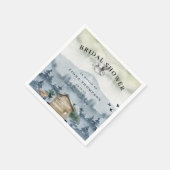 Waterverf Vrijgezellenfeest Bosdieren Servet (Hoek)