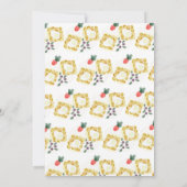 Waterverf Vrijgezellenfeest Breakfast Eggs Brunch Kaart (Achterkant)