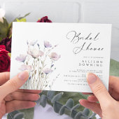 Waterverf Vrijgezellenfeest (Elegant Script, Wit) Kaart