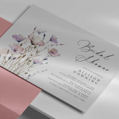 Waterverf Vrijgezellenfeest (Elegant Script, Wit) Kaart