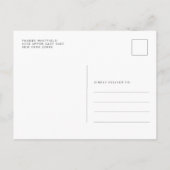 Waterverf Vrijgezellenfeest Floral Modern Botanica Uitnodiging Briefkaart (Achterkant)