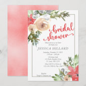 Waterverf Vrijgezellenfeest kerstavond Kaart (Voorkant / Achterkant)