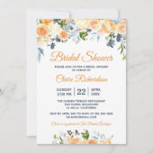 Waterverf vrijgezellenfeest Koraalpeach Kaart (Voorkant)