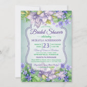 waterverf vrijgezellenfeest lenteviers kaart (Voorkant)