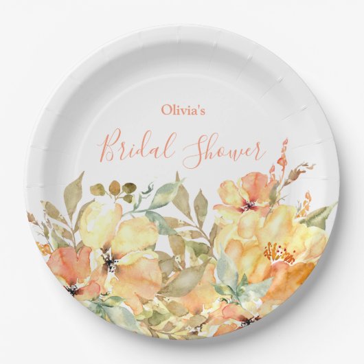 Waterverf Vrijgezellenfeest papier perforatie Bord (Voorkant)