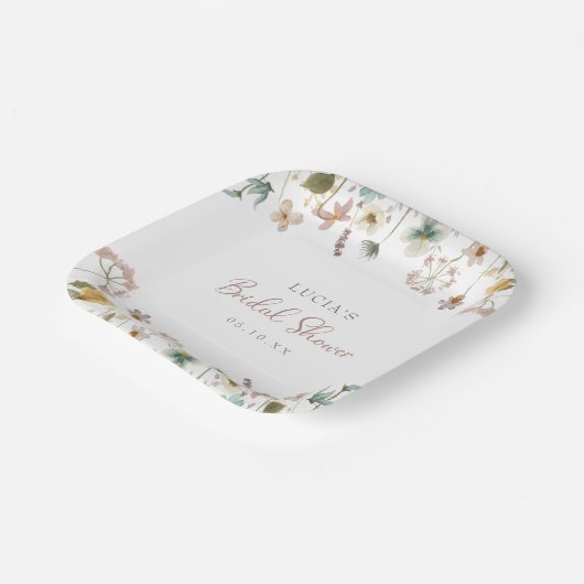 Waterverf Vrijgezellenfeest Papieren Bordje (Gebogen)