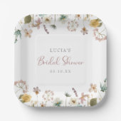 Waterverf Vrijgezellenfeest Papieren Bordje (Voorkant)