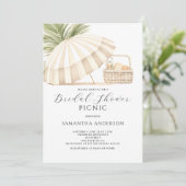 Waterverf Vrijgezellenfeest picknick Kaart (Staand voorkant)