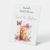 Waterverf Vrijgezellenfeest Reclamebord Met Voetstuk (Voorkant)