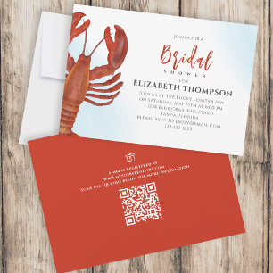 Waterverf Vrijgezellenfeest Red Lobster Gift Regis Kaart