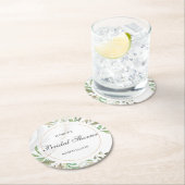 Waterverf Vrijgezellenfeest Ronde Onderzetter (Insitu)