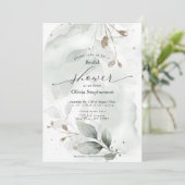 Waterverf Vrijgezellenfeest Rustige olievloeistof Kaart (Staand voorkant)