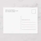 Waterverf Vrijgezellenfeest van de Eucalyptus Gree Uitnodiging Briefkaart (Achterkant)