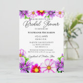 Waterverf Vrijgezellenfeest van lentestuin Kaart (Staand voorkant)