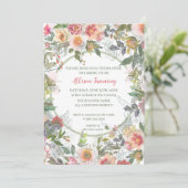 Waterverf Vrijgezellenfeest van Sage Dusty Pink Ro Kaart (Staand voorkant)