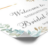 Waterverf Vrijgezellenfeest Welkomstteken Poster (Hoek)