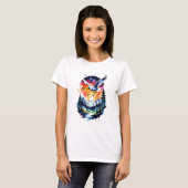Waterverf Vrijheid T-shirt (Voorkant volledig)