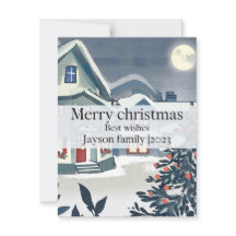 Waterverf vrolijk en licht elegant kerst schattig