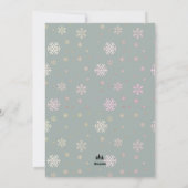 Waterverf "Vrolijk Kerstfeest" Cadeaus & Greenery Feestdagenkaart (Achterkant)