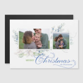 Waterverf Vrolijk Kerstscript Juniper Foto (Voorkant / Achterkant)