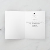 Waterverf vrolijk kerstsneeuwpop nichtje feestdagen kaart (Binnen)