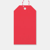 Waterverf Vrolijke Kerstmis Pine krans vakantie Cadeaulabel (Achterkant)