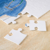 Waterverf Vrouw Beste verpleegkundige ooit-gezicht Legpuzzel (Zijkant)