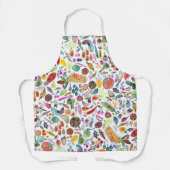 Waterverf vruchten en rivieren unieke gezonde kaas schort (Voorkant)