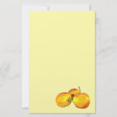 Waterverf vruchten met gele peren briefpapier (Voorkant)
