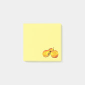 Waterverf vruchten met gele peren post-it® notes (Voorkant)