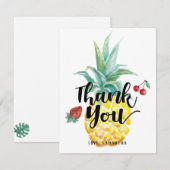 Waterverf Vruchten Vat Hartelijk dank (Voorkant / Achterkant)