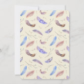 Waterverf Vuurpatroon en Fancy Lijst Kaart (Achterkant)