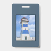 Waterverf vuurtoren badge (Achterkant)