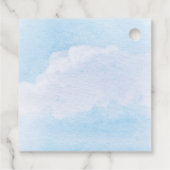 Waterverf vuurtoren bruiloft Hartelijk dank Bedankjes Labels (Achterkant)