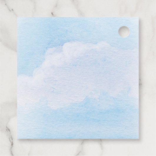 Waterverf vuurtoren bruiloft Hartelijk dank Bedankjes Labels (Achterkant)