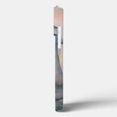 Waterverf Vuurtoren Monogram Case-Mate iPhone Case (Achterkant / Links)