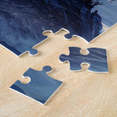 Waterverf vuurtoren puzzel (Zijkant)