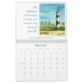 Waterverf vuurtoren van JC Prida Fine Art Kalender (Mar 2027)