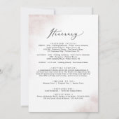 Waterverf Wake Welkomstbrief en reisroute (Achterkant)