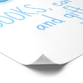 Waterverf walvis - Boeken kaarten en geschenken Poster (Hoek)